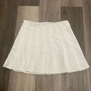 Fashion White Tennis pleated skirt as shown